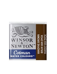 Acuarela W&N Cotman 1/2 Godet Pardo Van Dyck