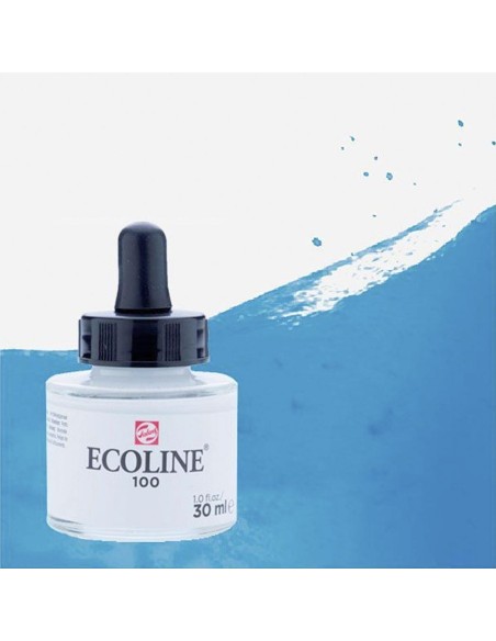 Acuarela Líquida Ecoline 30 ml Azul Ultramar Claro