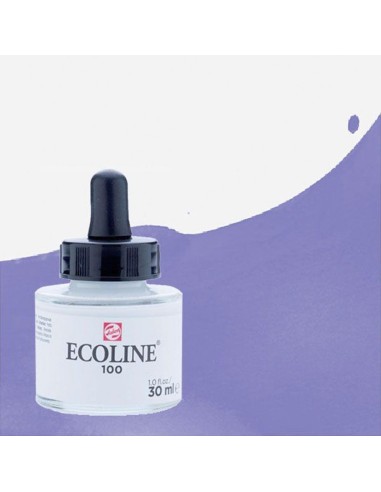 Acuarela Líquida Ecoline 30 ml Azul Ultramar Violeta 