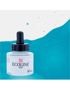 Acuarela Líquida Ecoline 30 ml Azul Turquesa 