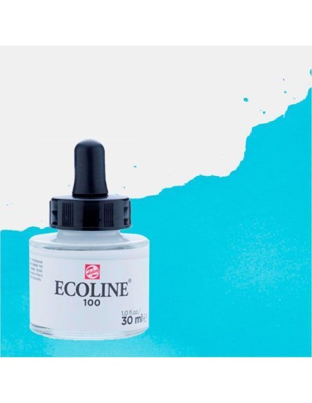 Acuarela Líquida Ecoline 30 ml Azul Celeste