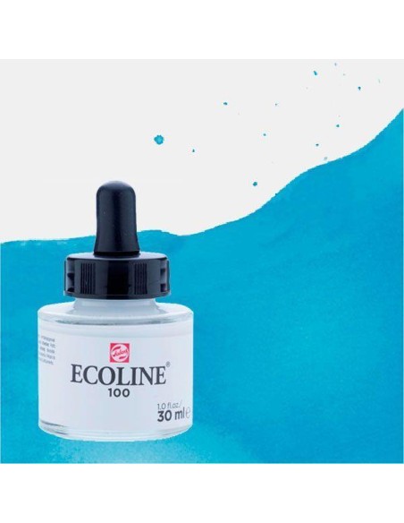 Acuarela Líquida Ecoline 30 ml Azul Cyan