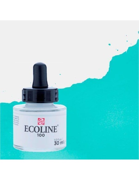 Acuarela Líquida Ecoline 30 ml Verde Turquesa 