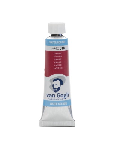 Acuarela Van Gogh Tubo 10 ml Carmín Nº318