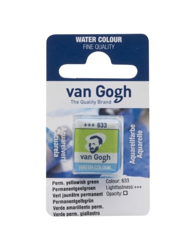 Acuarela Van Gogh 1/2 Godet Verde Amarillento Permanente Nº633