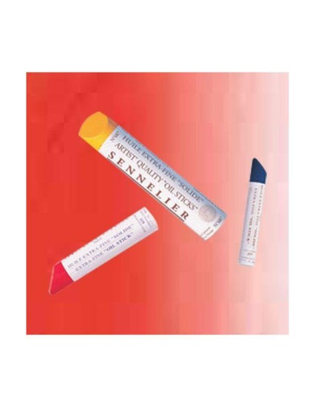 Óleo Barra Sennelier 38 ml S3  Cadmio Rojo Claro Nº605