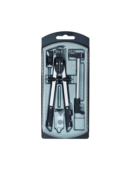 Compás Faber-Castell Bigotera con Alargador