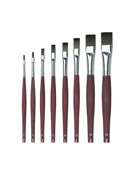 Pincel Da Vinci Plano Sintético 8740