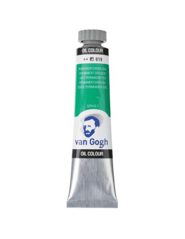 Óleo Van Gogh Verde Permanente Oscuro Nº619