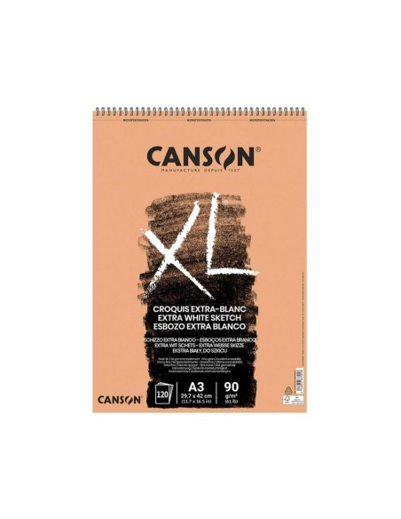Bloc Canson XL Esbozo Extra Blanco 60 H A5 90 gr