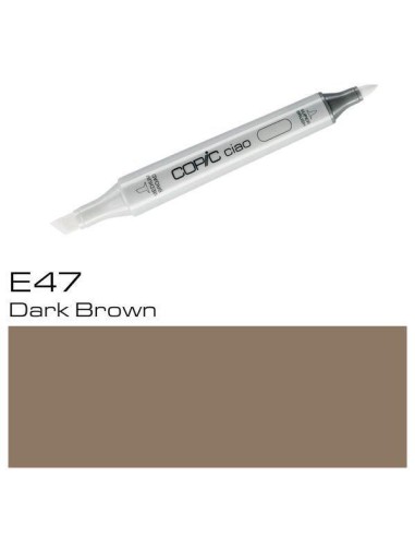 Rotulador Copic Ciao Marrón Oscuro E47