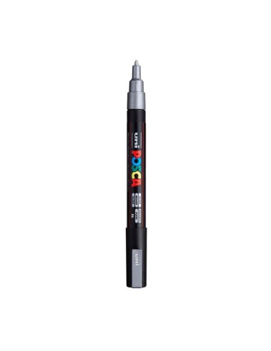 Rotulador Posca PC3M Plata Nº26