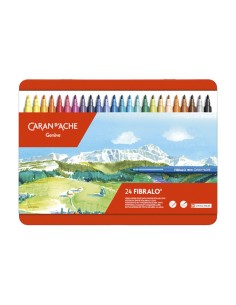 Caja Rotuladores Caran D´Ache 24 Unidades