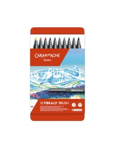 Caja Rotuladores Caran D´Ache Pincel 10 Unidades