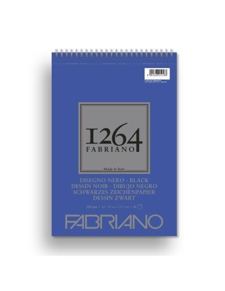 Bloc Fabriano Negro A3 200 gr