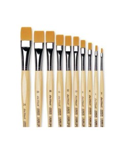 Pincel Da Vinci Plano Sintético 304