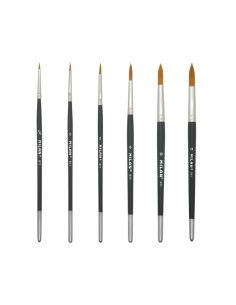 Pincel Milán Redondo Sintético Mango Corto 611