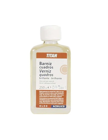 Barniz Titan Cuadros Brillante 250 ml