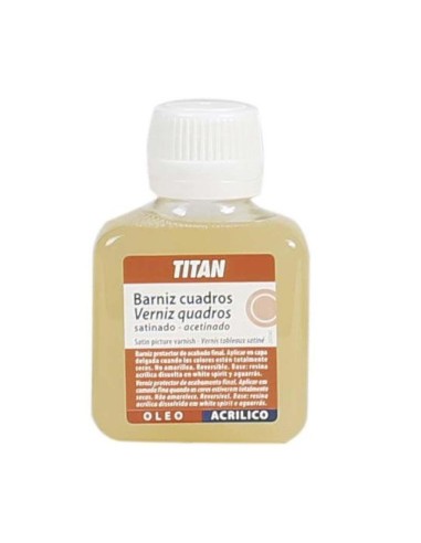 Barniz Titan Cuadros Satinado 100 ml