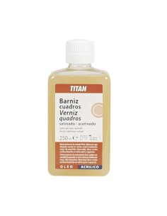 Barniz Titan Cuadros Satinado 250 ml