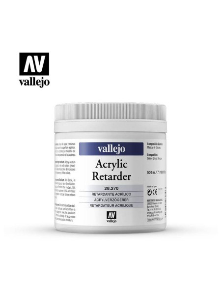 Medium Vallejo Retardante Acrílico 500 ml