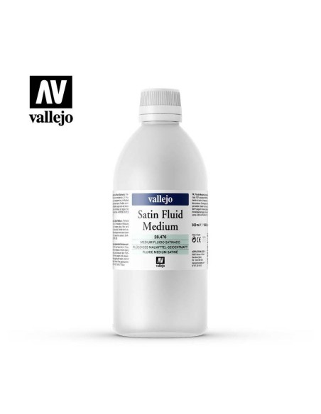 Medium Vallejo Fluido Satinado 500 ml
