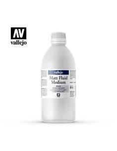 Medium Vallejo Fluido Mate Brillante 500 ml