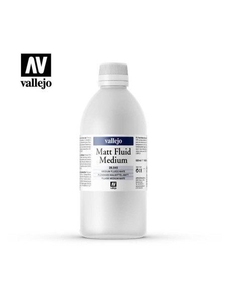 Medium Vallejo Fluido Mate Brillante 500 ml