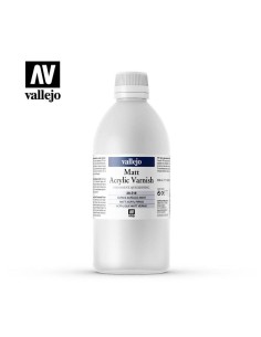 Barniz Vallejo Acrilico Mate Permanente 500 ml