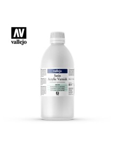 Barniz Vallejo Acrilico Satinado Permanente 500 ml