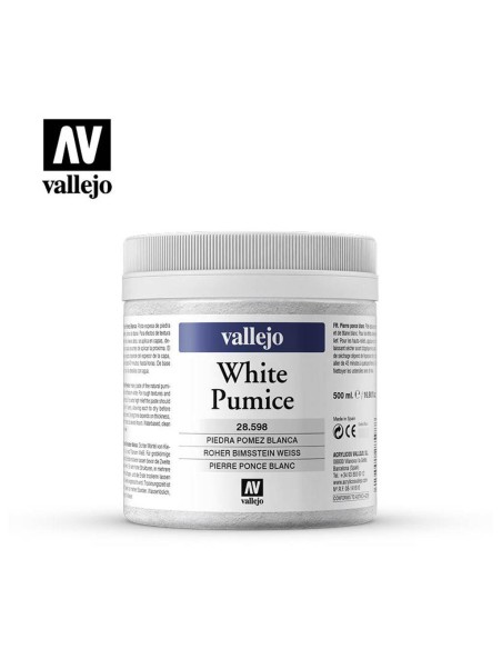 Pasta Vallejo Piedra Pomez Blanca 500 ml