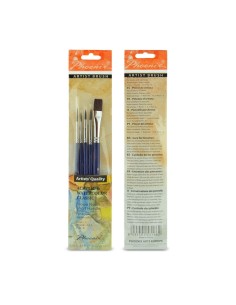 Caja Pinceles Phoenix  Pelo Sintético Acrílico/Acuarela 5...