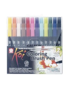 Caja Rotuladores Sakura Brush 12 Colores