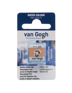 Acuarela Van Gogh 1/2 Godet Amarillo Nápoles Rojizo Nº224 