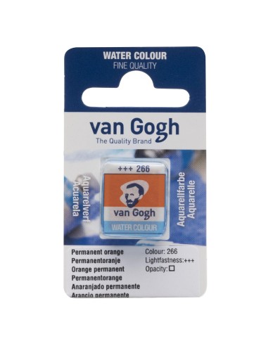 Acuarela Van Gogh 1/2 Godet Anaranjado Permanente Nº266 