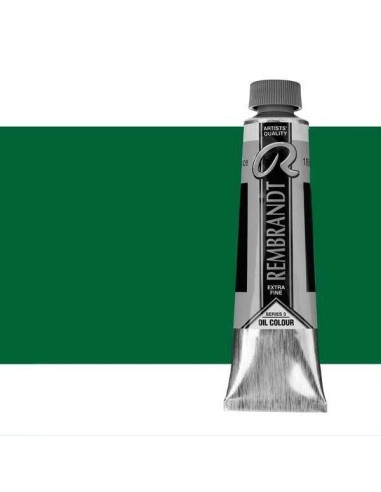 Óleo Rembrandt 40 ml Verde Cinabrio Oscuro Nº627