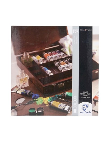 Caja Óleos Van Gogh Madera Inspiración 40 ml 14 Unidades