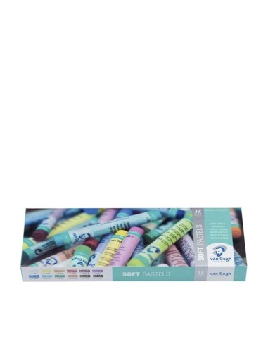 Caja Pasteles Van Gogh Suave 12 Unidades