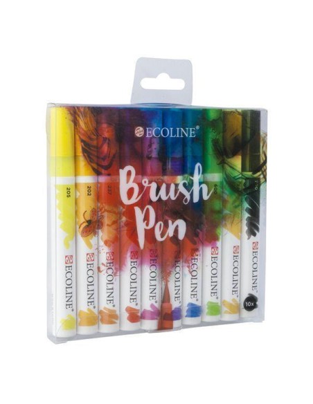 Caja Rotuladores Ecoline Colores 10 Unidades