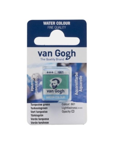 Acuarela Van Gogh 1/2 Godet Verde Turquesa Nº661 