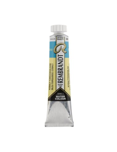 Acuarela Rembrandt 20 ml Azul Turquesa Cobalto Nº586