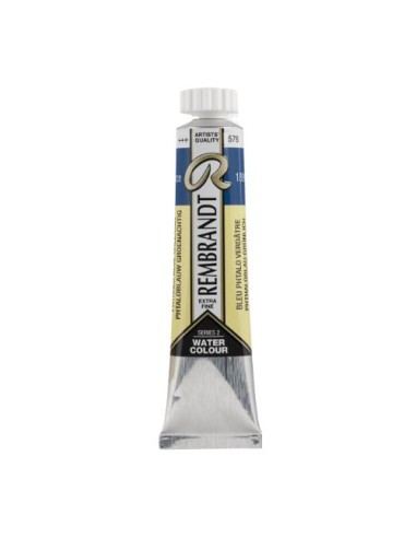 Acuarela Rembrandt 20 ml Azul Verde Ftalo Nº576