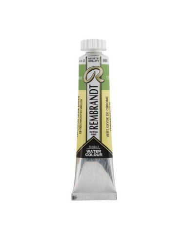 Rembrandt Colore Ad Olio 40 Ml - Verde Ossido Di Cromo 668 - Alta Pigmentazione, Extra Fine