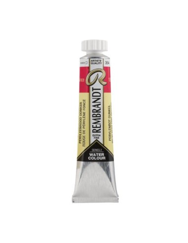 Acuarela Rembrandt 20 ml Rojo Perileno Oscuro Nº354