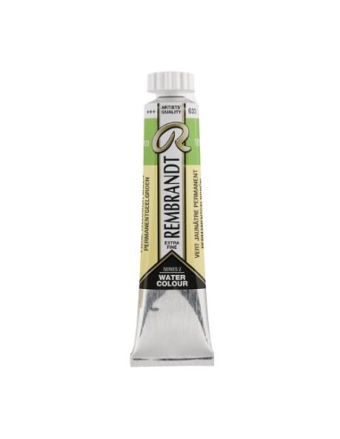 Acuarela Rembrandt 20 ml Verde Amarillo Permanente Nº633