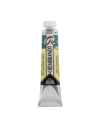Acuarela Rembrandt 20 ml Verde Turquesa Cobalto Nº682