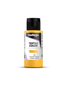 Pintura Textil Vallejo 60 ml Amarillo Dorado Nº13
