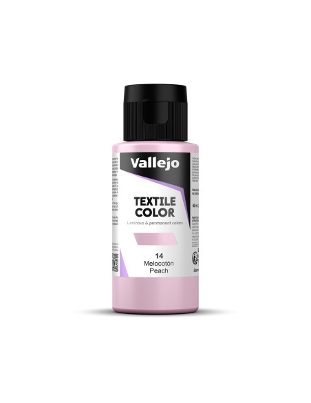 Pintura Textil Vallejo 60 ml Melocotón Nº14