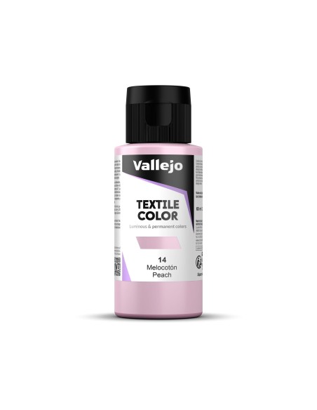 Pintura Textil Vallejo 60 ml Melocotón Nº14
