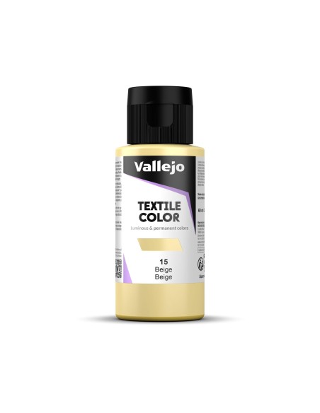 Pintura Textil Vallejo 60 ml Beige Nº15